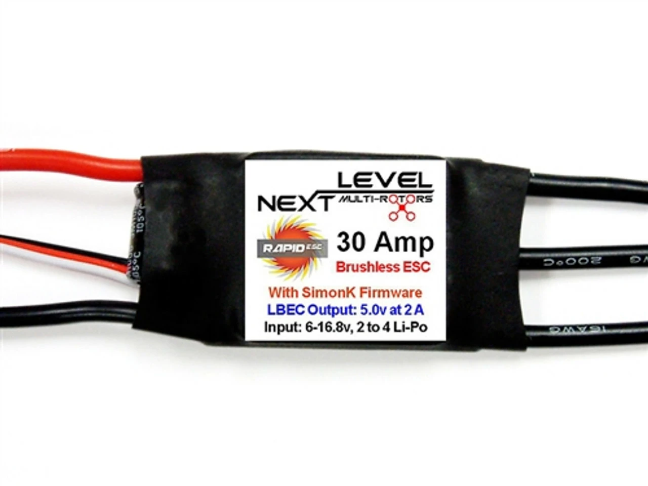 INDNL-ESC-30SK Next Level 30 Amp Multi-Rotor ESC With SimonK Firmware