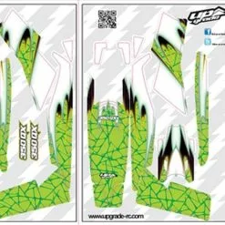 UPG7106 UPGRADE RC DNA Skin, Green: Blade 350 QX
