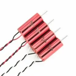 LUM6784 Lumenier RX0615-19 Red Chrome Micro Brushed Motor Set (2 CW, 2 CCW)