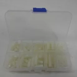 WHITESTANDOFFM3 GRAVES RC HOBBIES WHITE SPACER ASSORTMENT M3